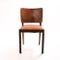 Chairs in Walnut Veneer and Upholstery from Thonet, 1920s, Image 2