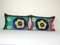 Suzani Green Lumbar Cushion Covers, 2010s, Set of 2 1