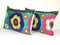 Suzani Green Lumbar Cushion Covers, 2010s, Set of 2 2