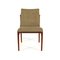 Vintage Dining Chairs in Teak and Fabric from Thereca, Set of 4 1