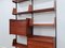 Mid-Century Italian Modular Wall Unit with Folding Desk, 1950s, Image 6