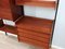 Mid-Century Italian Modular Wall Unit with Folding Desk, 1950s 9