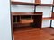 Mid-Century Italian Modular Wall Unit with Folding Desk, 1950s, Image 14