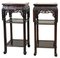 Antique Hardwood Stands, 1880, Set of 2, Image 12