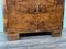 Vintage Italian Sideboard in Burl Wood with Marble Top, 1930s 10