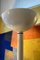 Stehlampe aus weiß emailliertem Metall von Luce, 1970er 4