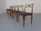 Sillas de comedor modelo 94 de teca y Kvadrat Hallingdal de Johannes Andersen para Christian Linneberg, Dinamarca, años 60. Juego de 6, Imagen 5