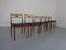 Sillas de comedor modelo 94 de teca y Kvadrat Hallingdal de Johannes Andersen para Christian Linneberg, Dinamarca, años 60. Juego de 6, Imagen 3