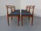 Sillas de comedor modelo 94 de teca y Kvadrat Hallingdal de Johannes Andersen para Christian Linneberg, Dinamarca, años 60. Juego de 6, Imagen 17