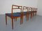 Sillas de comedor modelo 94 de teca y Kvadrat Hallingdal de Johannes Andersen para Christian Linneberg, Dinamarca, años 60. Juego de 6, Imagen 11