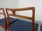 Sillas de comedor modelo 94 de teca y Kvadrat Hallingdal de Johannes Andersen para Christian Linneberg, Dinamarca, años 60. Juego de 6, Imagen 22