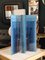 Blue Acrylic Glass Skyline Table Lamp from New Lamp, Italy, 1970s 6
