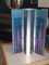 Blue Acrylic Glass Skyline Table Lamp from New Lamp, Italy, 1970s 3