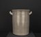 Large Vintage Brown Gray Enameled Earthenware Pot, 1930s 1