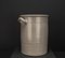 Large Vintage Brown Gray Enameled Earthenware Pot, 1930s 3