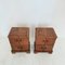 German Art Deco Night Cabinets in Walnut and Oak with Storage, 1920s, Set of 2 9