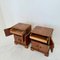 German Art Deco Night Cabinets in Walnut and Oak with Storage, 1920s, Set of 2 7