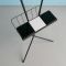 Tripod Metal Floor Lamp & Magazine Rack, 1950s 2