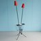 Tripod Metal Floor Lamp & Magazine Rack, 1950s, Image 1