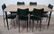 Mid-Century Dining Table and Six Chairs, 1950s, Image 1