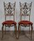 Chaises de Style Néoclassiques, Italie, 1950s, Set de 2 1