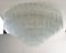 Clear Murano Glass Ceiling Light, 1990s 2