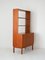 Vintage Scandinavian Bookcase with Hinged Doors and Open Shelves, 1950s 3