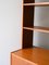 Vintage Scandinavian Bookcase with Hinged Doors and Open Shelves, 1950s 8