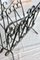 Vintage Black Metal Scroll Magazine Rack, 1960s 4