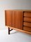 Enfilade Vintage Scandinave en Teck avec Tiroirs en Etain, 1960s 8