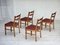 Danish Dining Chairs in Wool and Oak from PCS, 1960s, Set of 4 18