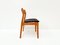 Danish Teak Dining Chairs by P.E. Jørgensen for Farsø Chair Factory, 1960s, Set of 6 5