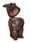 Black Forest Carved Owl Tobacco Jar, 1930s, Image 5