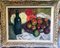 Roger Nivelt, Still Life with Apples and Flowers, 1945, Oil on Canvas, Framed 1