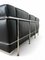 LC2 Grand Confort Sofa in Black Leather from Cassina, 1980s 5
