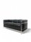 LC2 Grand Confort Sofa in Black Leather from Cassina, 1980s 3