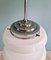 Large Art Deco Pendant Light in White Opaline, 1920s-1930s 8