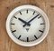 Orologio da parete industriale in bachelite beige di Pragotron, anni '60, Immagine 10