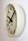 Orologio da parete industriale in bachelite beige di Pragotron, anni '60, Immagine 3