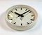 Orologio da parete industriale in bachelite beige di Pragotron, anni '60, Immagine 4