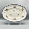 Plato de servicio antiguo de porcelana con plato de flores e insectos pintado a mano de Nantgarw, 1817-1820, Imagen 8