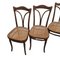 Sillas de comedor modelo 107 con correas de Michael Thonet, principios de 1900. Juego de 6, Imagen 2