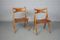 CH29 Sawbuck Chairs by Hans J. Wegner for Carl Hansen & Søn, 1950s, Set of 2 8
