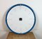 Industrial German Blue Factory Wall Clock from Burk, 1960s 17