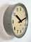 Orologio da parete industriale grigio di IBM, anni '50, Immagine 5