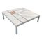 Marquetry Coffee Table in Carrara White Marble by Joaquín Moll for Meddel 2