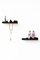 NVMD Mountains Floating Shelf in Black Steel from EMKO, Set of 2 2