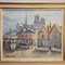 Marcel Bertoin, Breton Village, 20th Century, Oil on Panel, Framed 6