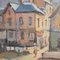 Marcel Bertoin, Breton Village, 20th Century, Oil on Panel, Framed 9