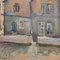 Marcel Bertoin, Breton Village, 20th Century, Oil on Panel, Framed 16